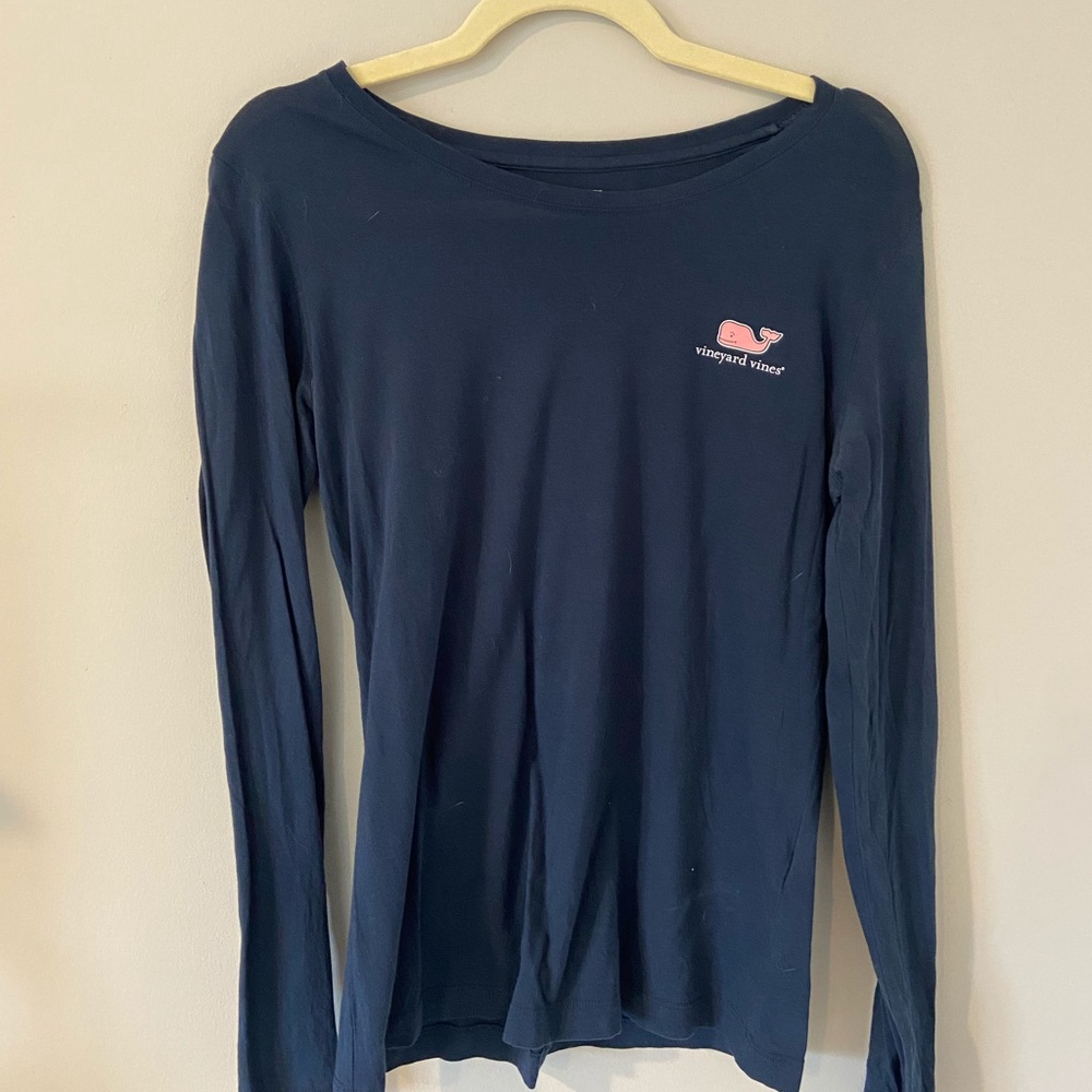Vineyard Vines navy LS Tshirt